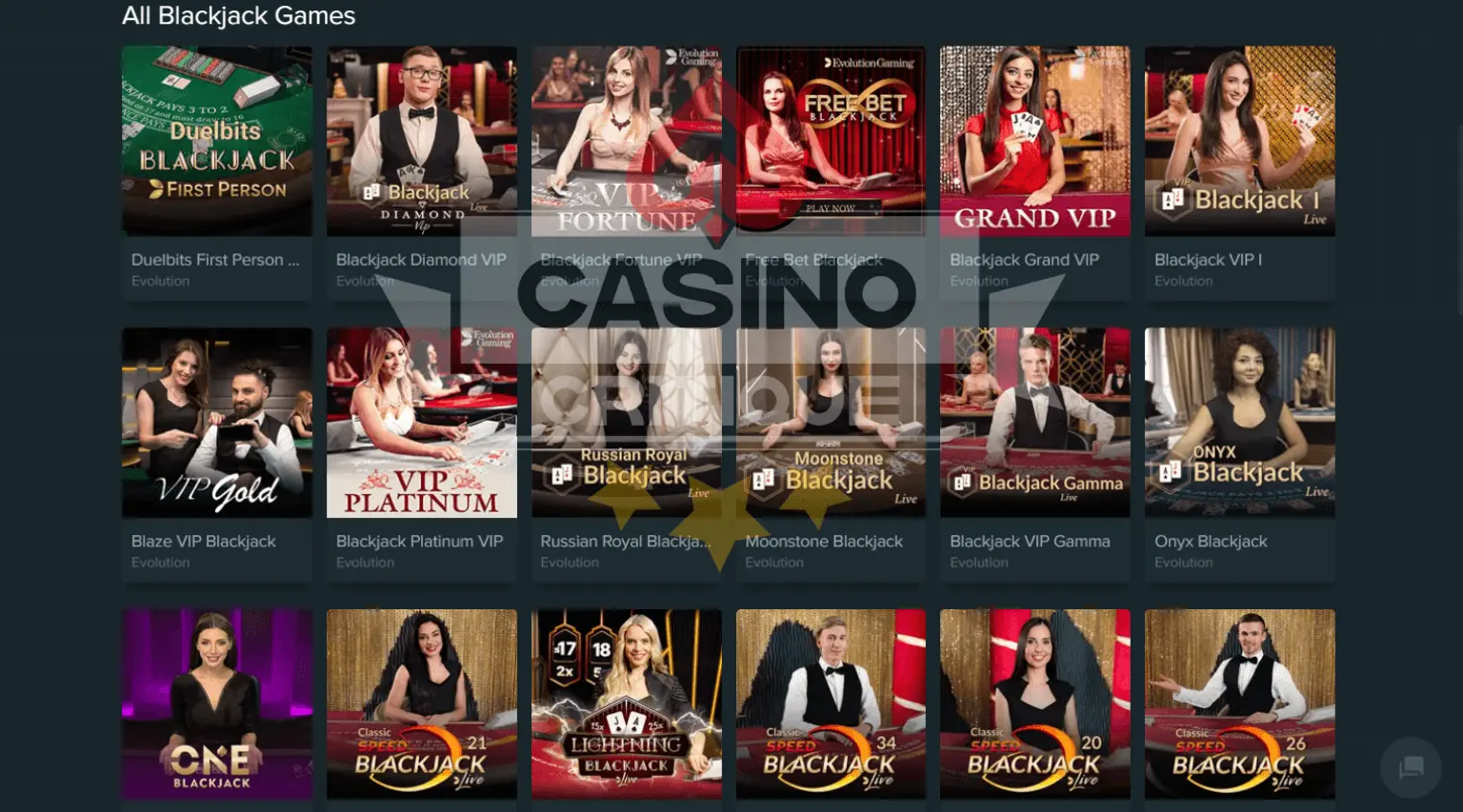 Duelbits Casino Blackjack