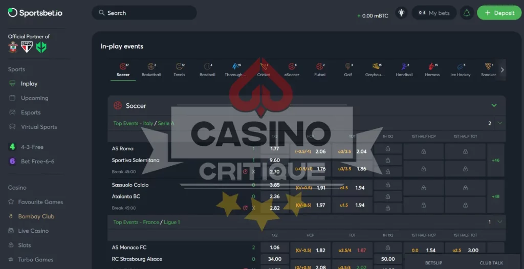 Sportsbet.io sports betting and casino review