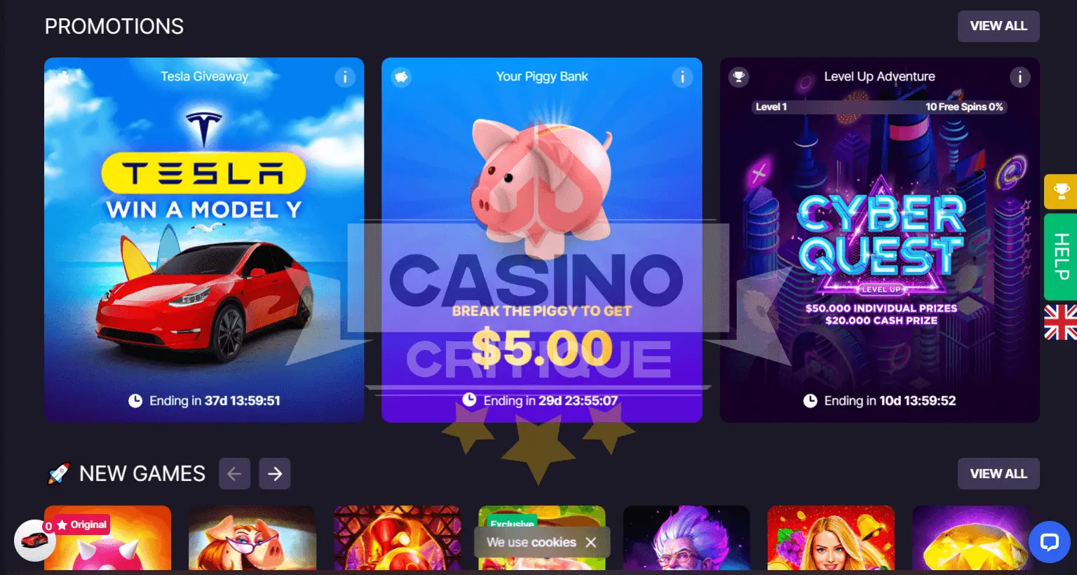Bitstarz casino real money navigation skin-1