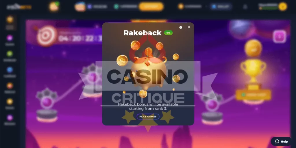 Starbets casino 10 seconds impression