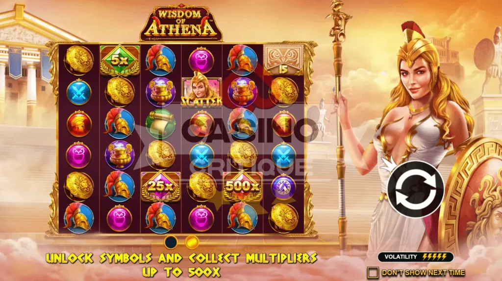 Starbets Casino Wisdom of Athena game skin-2