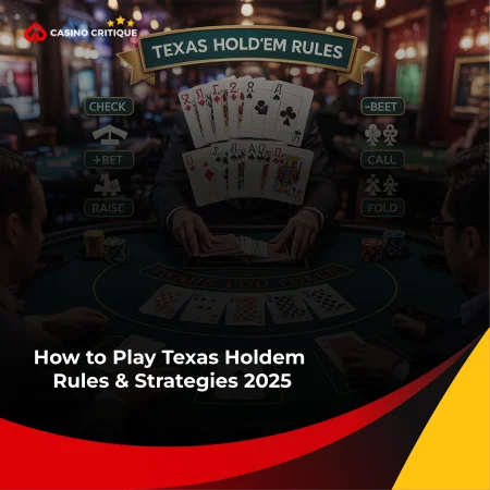 How to Play Texas Holdem Rules & Strategies 2025